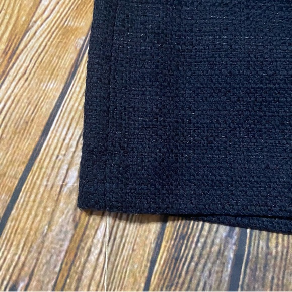 Banana Republic Navy Blue Tweed Side Zip Lined Skirt - Picture 2 of 6